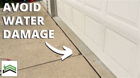 How To Fill A Gap Between Garage Floor And Concrete Driveway Youtube