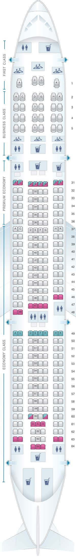 Seat Map China Southern Airlines Airbus A330 300 Seatmaestro