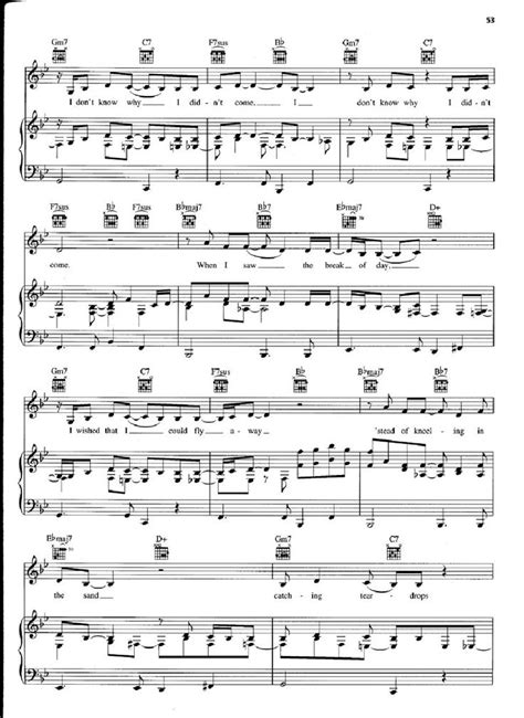 Dont Know Why Norah Jones Piano Sheet Music Sheet Music Piano Sheet Music Piano Sheet
