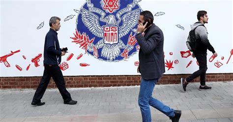 Iran Unveils Anti American Murals At Former Us Embassy
