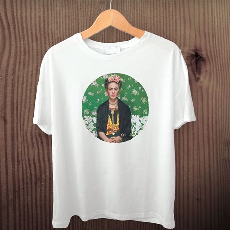 Camisa Frida Kahlo Camiseta De Frida Kahlo Camiseta Frida Etsy