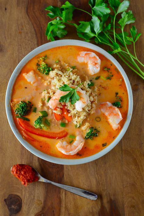 Coconut Red Curry Shrimp Soup ~ Real Food With Dana