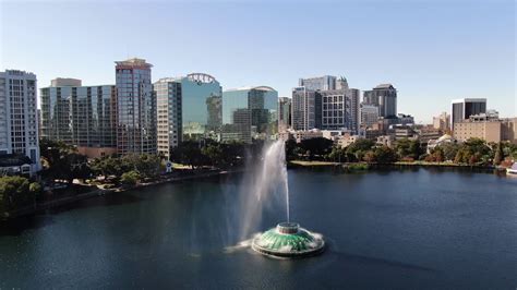 Aerial Of Downtown Orlando Florida Stock Video Footage Storyblocks