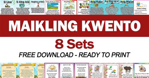 Maikling Kwento 8 Sets Ready To Print Free Download Deped Click Porn