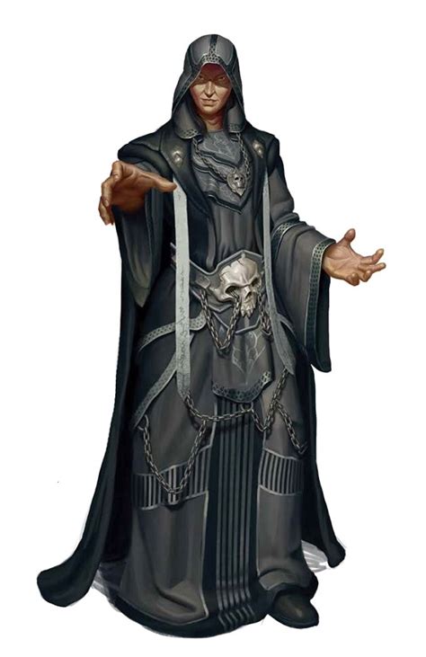 Male Human Necromancer Wizard Pathfinder Pfrpg Dnd Dandd D20 Fantasy