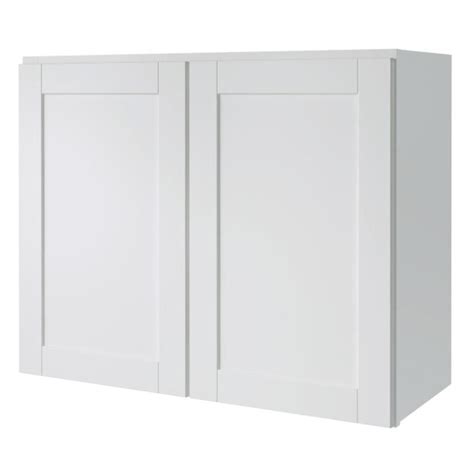 Usually ships within 6 to 10 days. Diamond NOW Arcadia 30-in W x 24-in H x 12-in D Truecolor White Shaker Door Wall Cabinet from ...