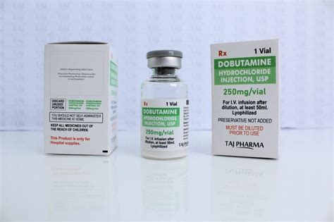 Dobutamine Hydrochloride Injection Usp 250mgvial