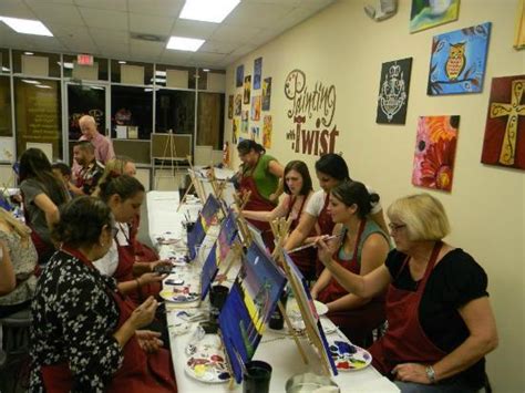 Pretty Flowers Picture Of Painting With A Twist Orlando Tripadvisor