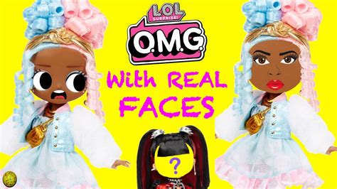 Lol Omg Dolls With Real Faces What Would Lol Omg Dolls Look Like In