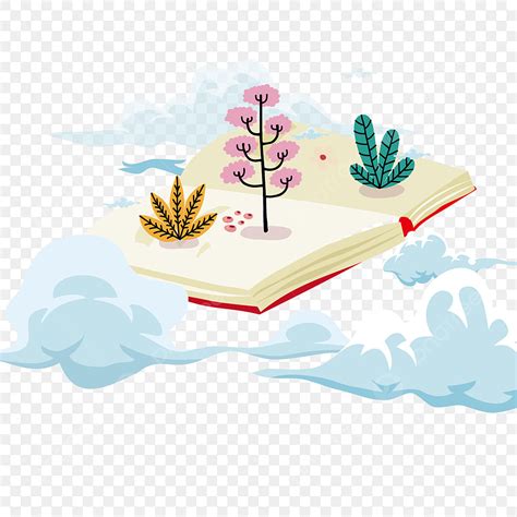 Floating Book Book Clipart Float Book Png Transparent Clipart Image