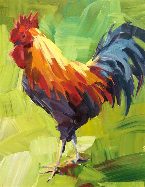 Pin By Pat Clark On Paint Demos Acrylic Painting Lessons Rooster