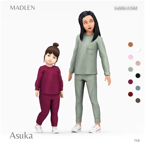 The Sims 4 Child Loungewear Custom Content
