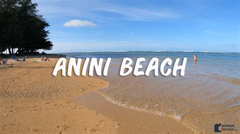 Anini Beach Is A Beautiful Beach Located On The North End Of Kauai Hawaii Youtube