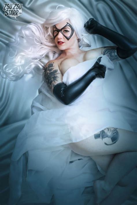 Zsu Zsu Starr Looks Super Sexy Posing In This Beautiful Black Cat Boudoir Photoshoot By The