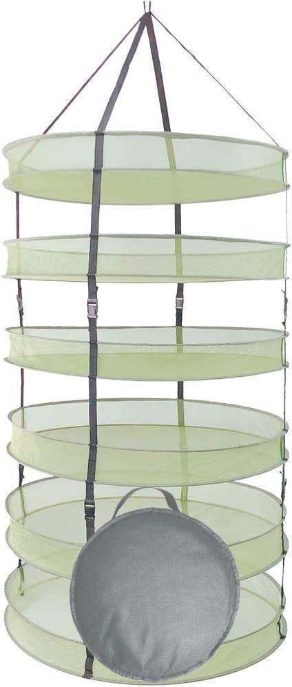 Hortipots Herb Drying Rack Collapsible 25 Ft Hanging Dry