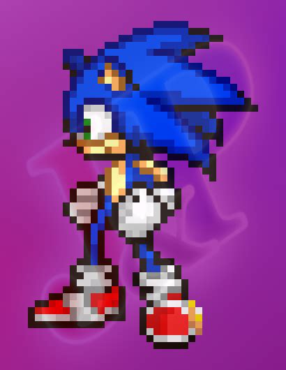 Ssb4 Sprite Sonic By Japoloypaletin On Deviantart