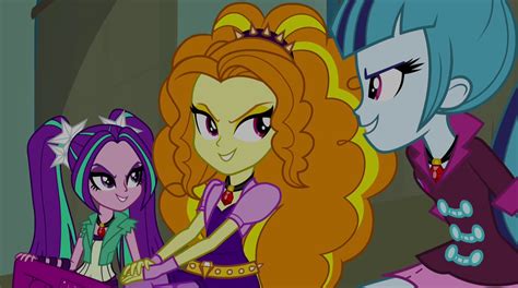 Image Dazzlings Grinning Evilly In The Audience Eg2png My Little