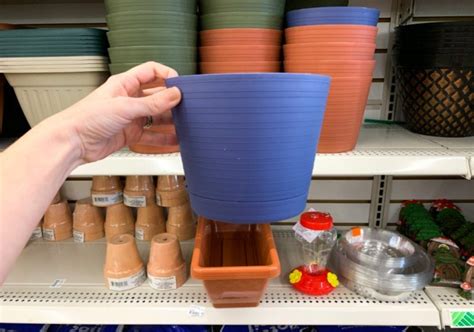 Dollar Tree Planters So Many Different Sizes And Colors