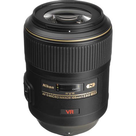 Nikon AF S VR Micro NIKKOR 105mm F 2 8G IF ED Lens 2160 B H