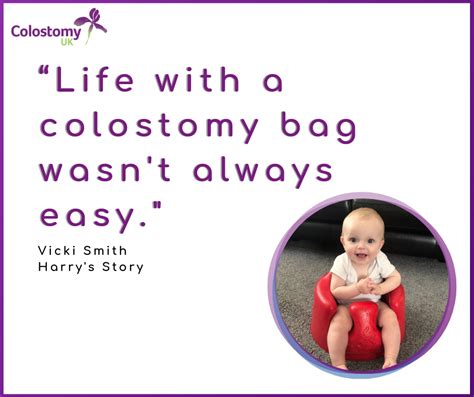 Babies With A Stoma Harrys Story Colostomy Uk