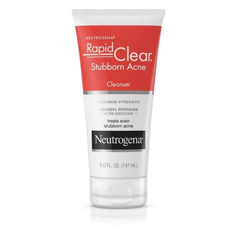 Neutrogena Rapid Clear Stubborn Acne Cleanser I Tried This Outer