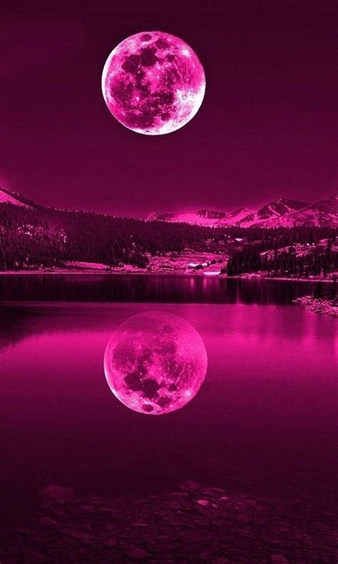 Desktop wallpapers, hd backgrounds sort wallpapers by: Free Pink moon.jpg phone wallpaper by twifranny | Galaxy ...