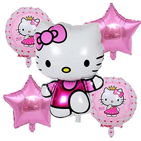 Buy Hello Kitty Birthday Decorations With Hello Kitty Balloons 5 Pcs