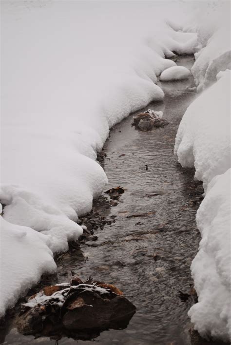 Free Images Water Nature Rock Snow Cold Winter Black And White
