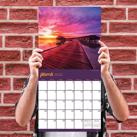 Final Sale January 2022 December 2022 Sunsets 12x12 Wall Etsy