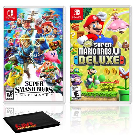 Super Smash Bros Ultimate With New Super Mario Bros U Deluxe