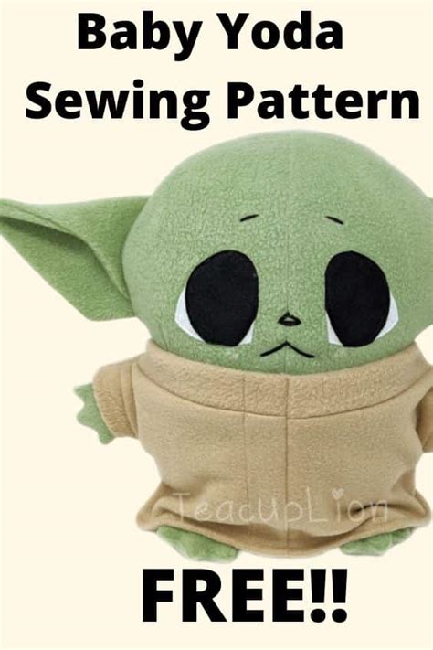 Baby Yoda Sewing Pattern