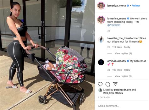 Her Leg Up Flexing Erica Menas Daughter Makes A Cameo In Her Photo That Has Fans Wanting To