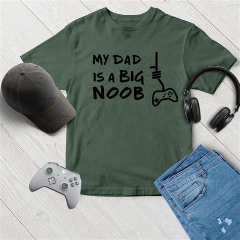 My Dad is a Big Noob dad gamer gift father's birthday | Etsy