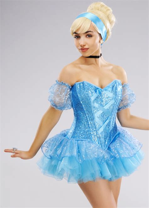 Sexy Cinderella Blue Tutu Costume Dress Women S Disney Costume My Xxx Hot Girl