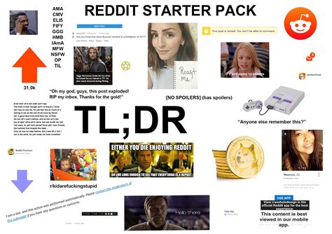 Reddit Starter Pack Rstarterpacks