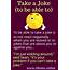 Take A Joke Be Able To  Idioms Online