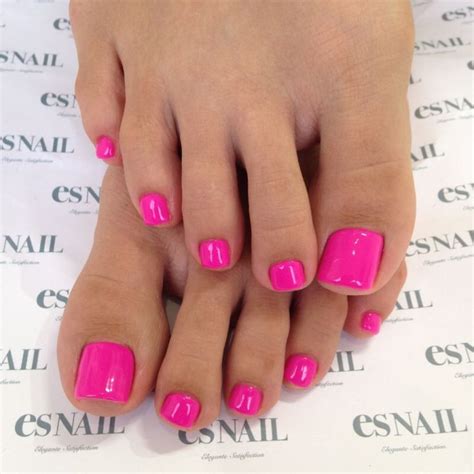 Pin By Frank J On Pedi Pink Pedicure Hot Pink Pedicure Toe Nails