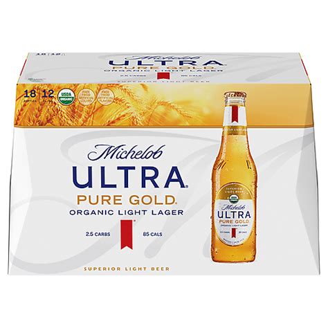 Michelob Ultra Pure Gold Organic Light Lager Nutrition Facts