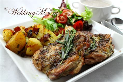 Ensure the mayo mixture is thick on the chicken. Let's get Wokking!: Oven Grilled Chicken with Mayonnaise ...