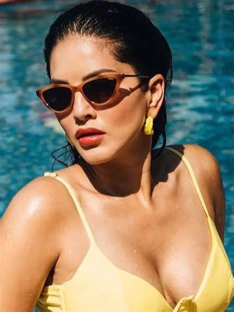 Sunny Leone S Enviable Sunglasses Collection Times Of India