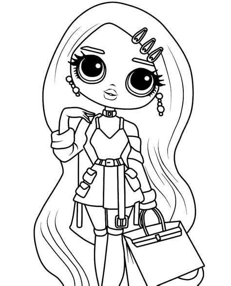 Lol Omg Dolls Coloring Pages To Print Coloring Page Blog Kulturaupice