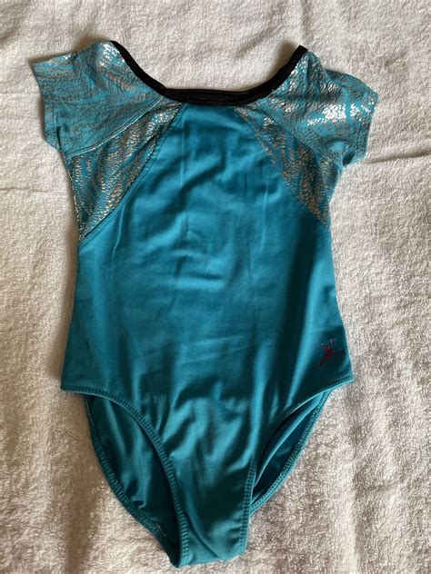 Girls Capezio Future Star Gymnastics Leotard Size S Gem