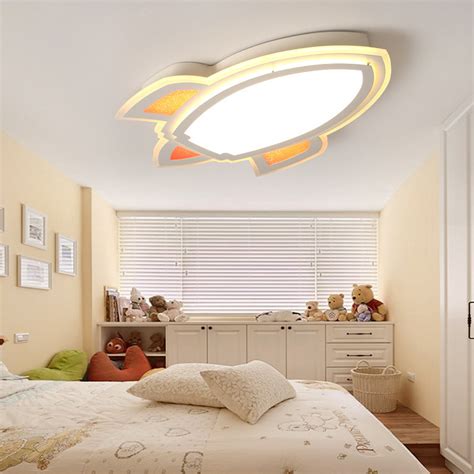 The most common cool ceiling lights material is metal. Cool Kid Rockets Modern LED Ceiling Light for Boy's Room ...