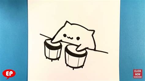 How To Draw Bongo Cat Easy Pictures To Draw Youtube Flickr