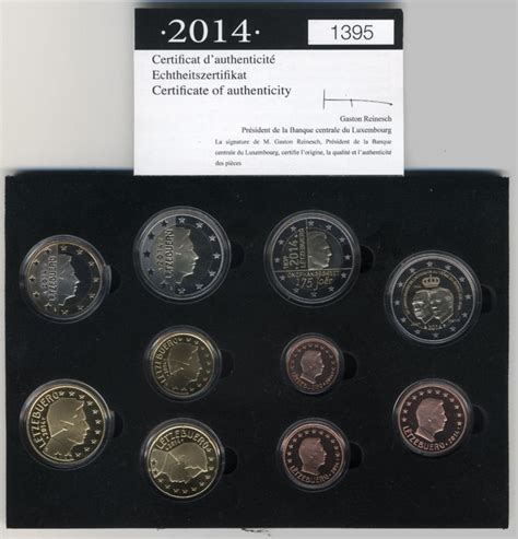 Luxembourg Coin Set 2014 10 Coins In Slipcase Catawiki