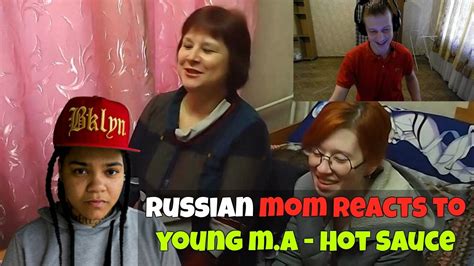 Russian Mom Reacts To Young Ma Hot Sauce Official Video Reaction