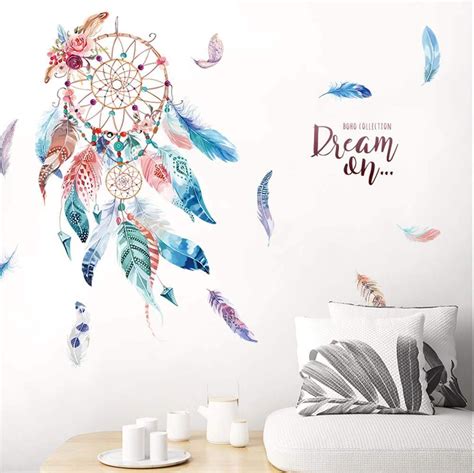 Iwallsticker Dreamcatcher Wall Stickers Classic Creative Dream Catcher