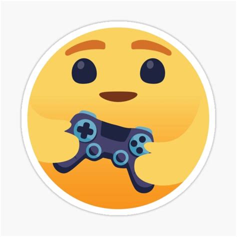 Gamer Emoji Sticker For Sale By Fun Paf Redbubble