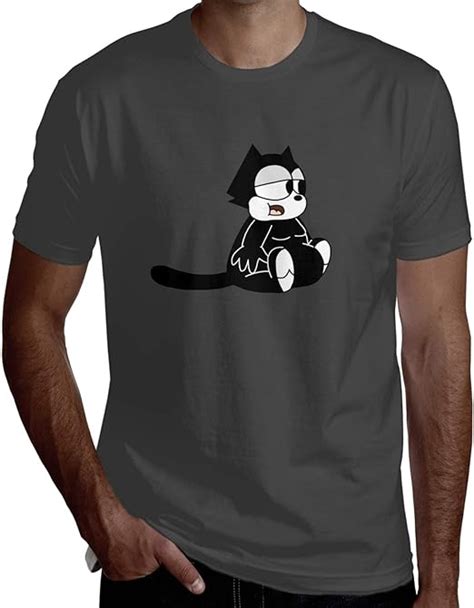 Felix The Cat Character Mens T Shirt Combed Slim Short