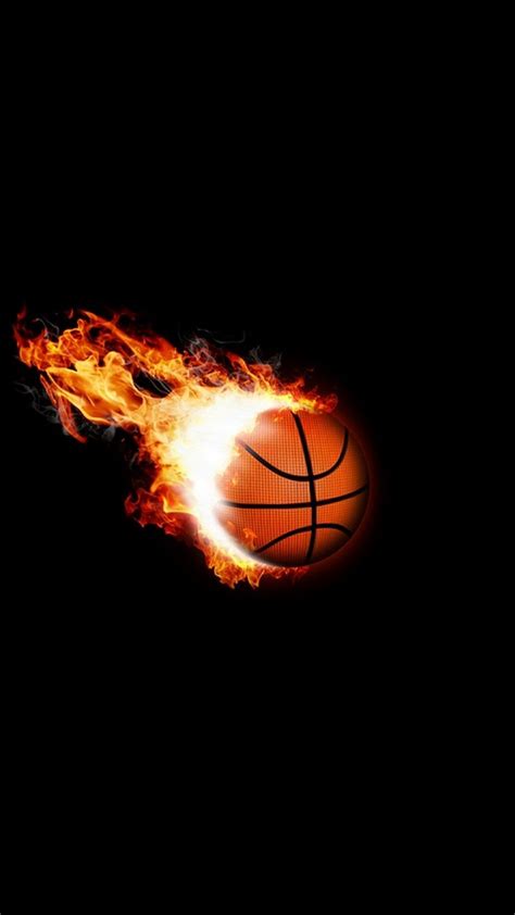 Basketball On Fire Wallpapers Wallpaper Cave